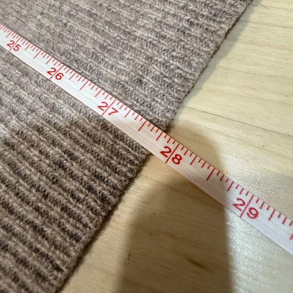 J CREW Men's Rugged Merino Wool Shawl Collar Two Button Pullover Sweater Sz. L - Picture 8 of 10